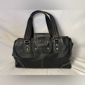 Coach Hampton Pebbled Leather Satchel/Handbag